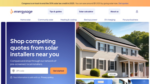 Homepage screenshot for Energysage – Aug 20, 2024 · Qcells is